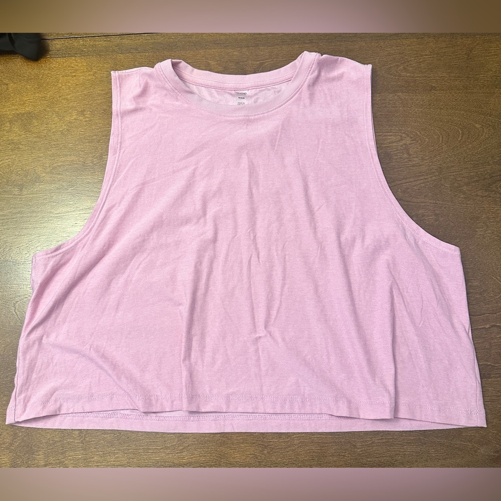 Beyond Yoga Pink Muscle Tee